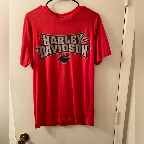 Harley Davidson Idaho Falls Red Graphic Tee Medium - Picture 2 of 7